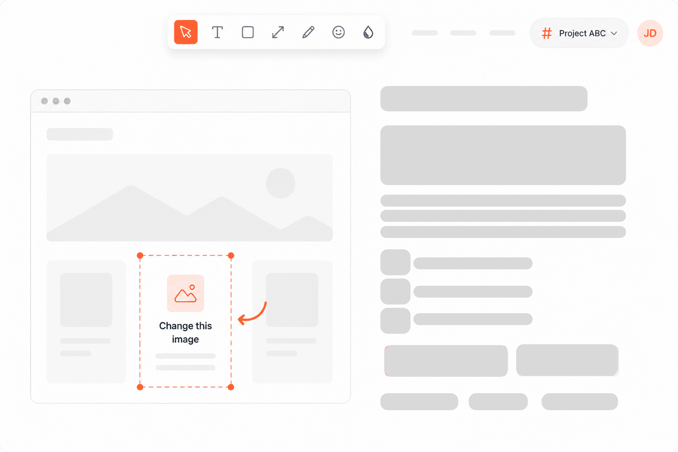 Pinning feedback on a live website